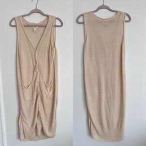 Sundance‎ 100% linen duster vest